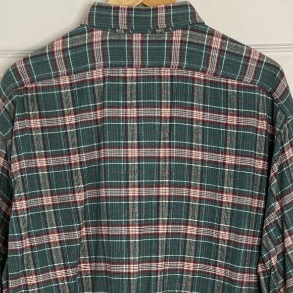 RRL Ralph Lauren Polo Scotch Plaid Flannel Shirt Size XL - Picture 5 of 6